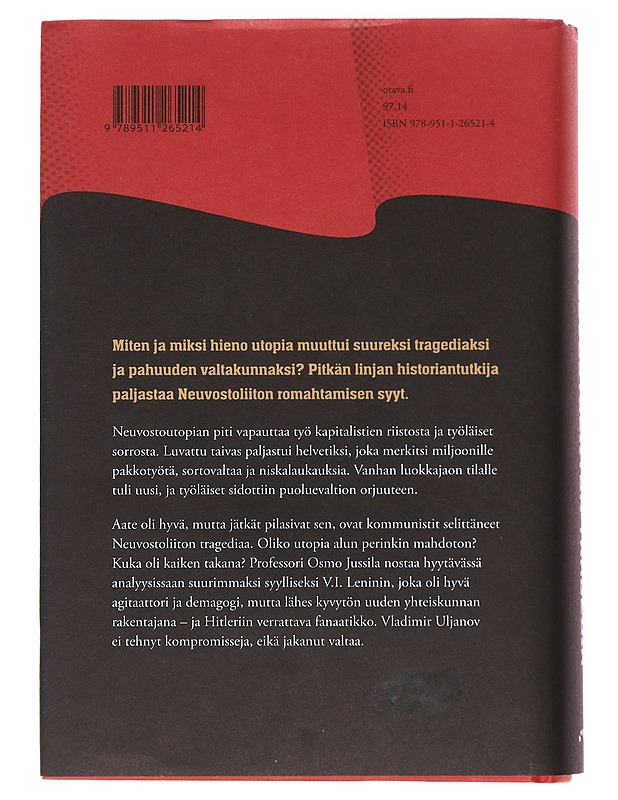 Neuvostoliiton tragedia - Jussila, Osmo - Historiakirjat - 10105581631 - 1