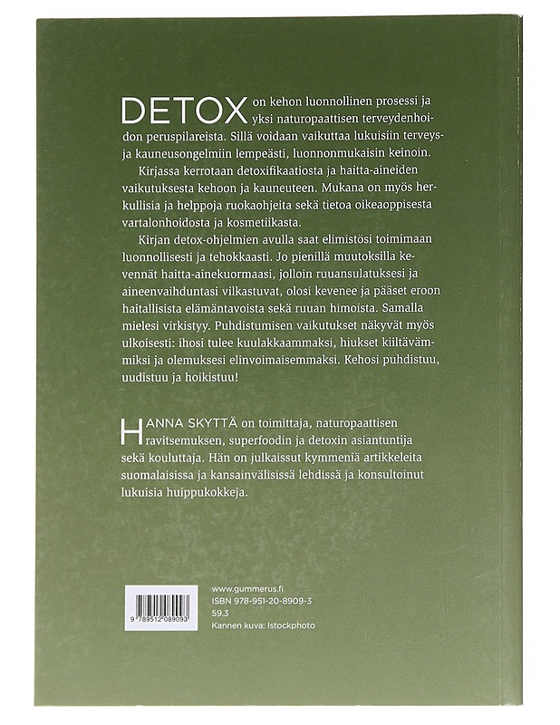 Detox - Skyttä, Hanna - Ruokakirjat - 10105581650 - 1