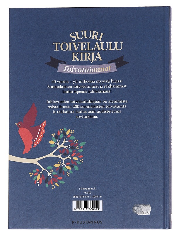 Suuri toivelaulukirja / Toivotuimmat - Leskelä - Musiikki- ja elokuvakirjat - 10105581663 - 1