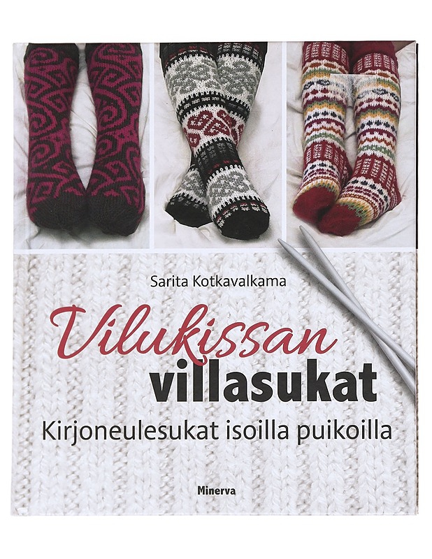 Vilukissan villasukat / kirjoneulesukat isoilla puikoilla - Kotkavalkama - Tietokirjat ja oppaat - 10105581680 - 0
