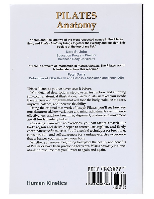 Pilates anatomy - Isacowitz, Rael - Harrastekirjat - 10105581690 - 1