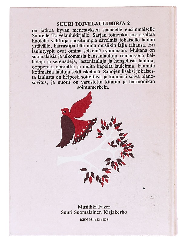 Suuri toivelaulukirja. 2 - Vuoristo, Aapeli - Musiikki- ja elokuvakirjat - 10105581699 - 1