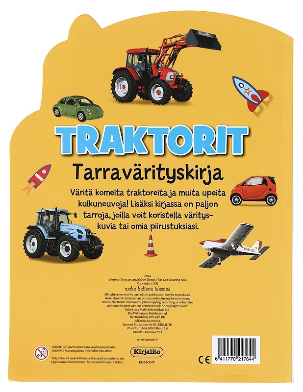 Traktorit: tarravärityskirja - Lastenkirjat - 10105581775 - 1