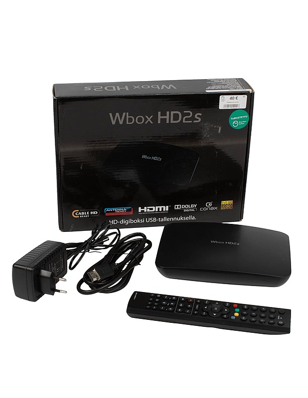 Wbox HD2S digiboksi USB-tallennuksella - Viihde-elektroniikka - 10105581896 - 0