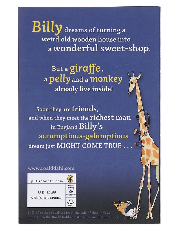 The Giraffe And The Pelly And Me - Roald Dahl - Lastenkirjat - 10105581993 - 1