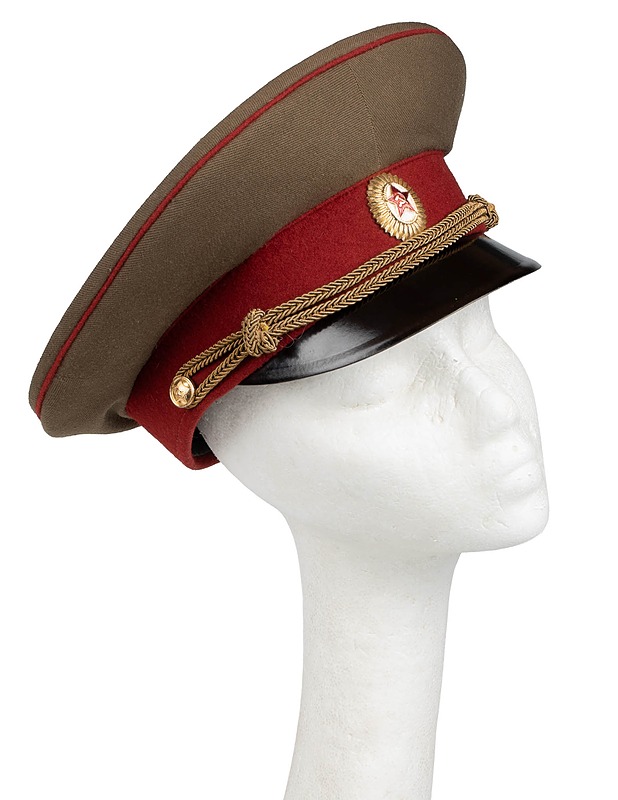 Neuvostoliiton maavoimien upseerin arkipuvun koppalakki, 56 cm - Päähineet - 10105581996 - 0