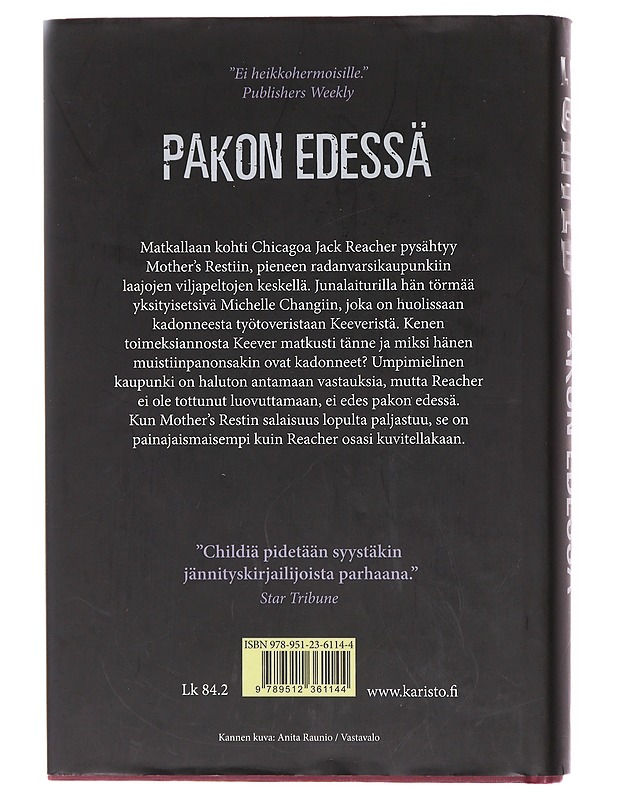 Pakon edessä - Child, Lee - Romaanit ja novellit - 10105582008 - 1