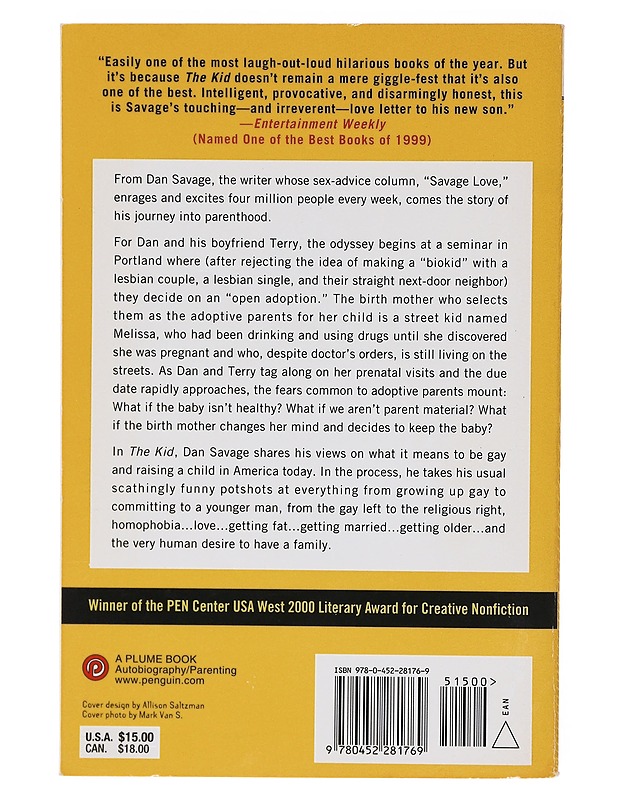 The Kid - Dan Savage - Elämäkerrat ja muistelmat - 10105582056 - 1