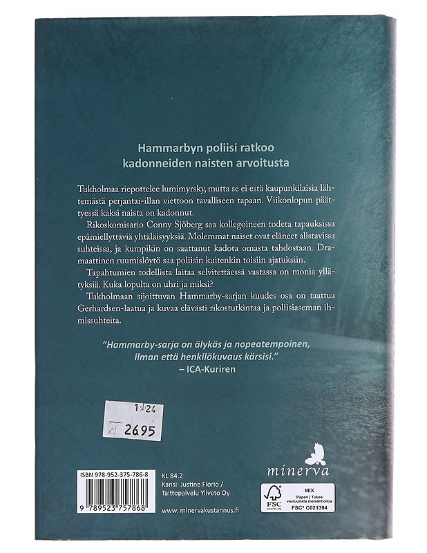 Jääkylmät silmät - Gerhardsen, Carin - Romaanit ja novellit - 10105582049 - 1