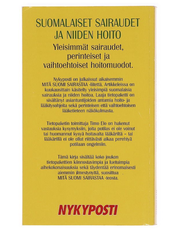 Suomalaiset sairaudet ja niiden hoito - Elo, Timo - Tietokirjat ja oppaat - 10105582051 - 1
