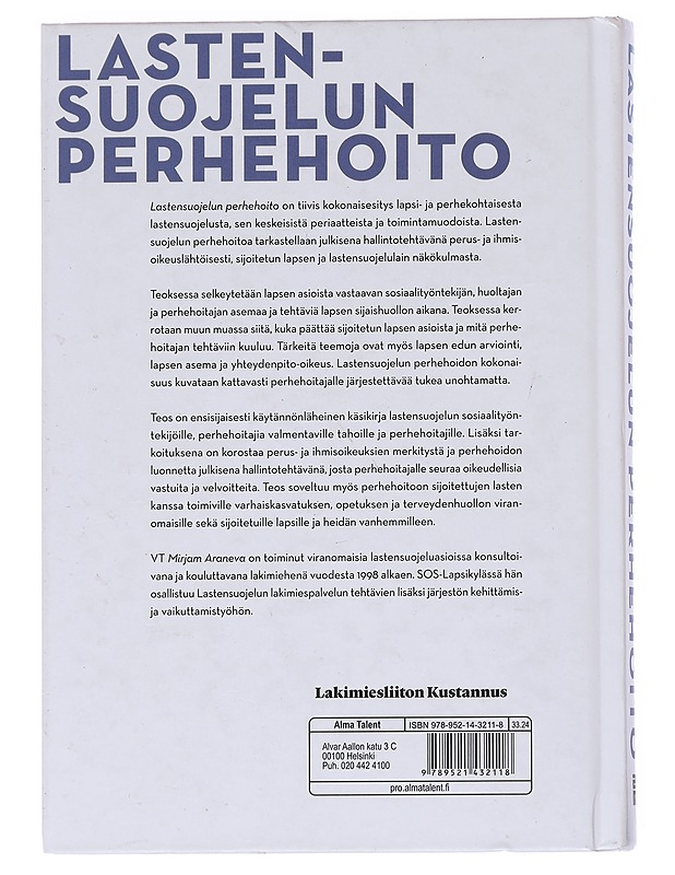 Lastensuojelun perhehoito - Mirjam Araneva - Tietokirjat ja oppaat - 10105582185 - 1