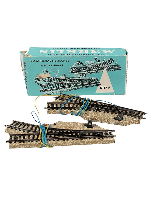 MÄRKLIN HO 5117 Sähkömagneettinen vaihteenvarsi pari - Muut sisustustavarat - 10105582217 - 0