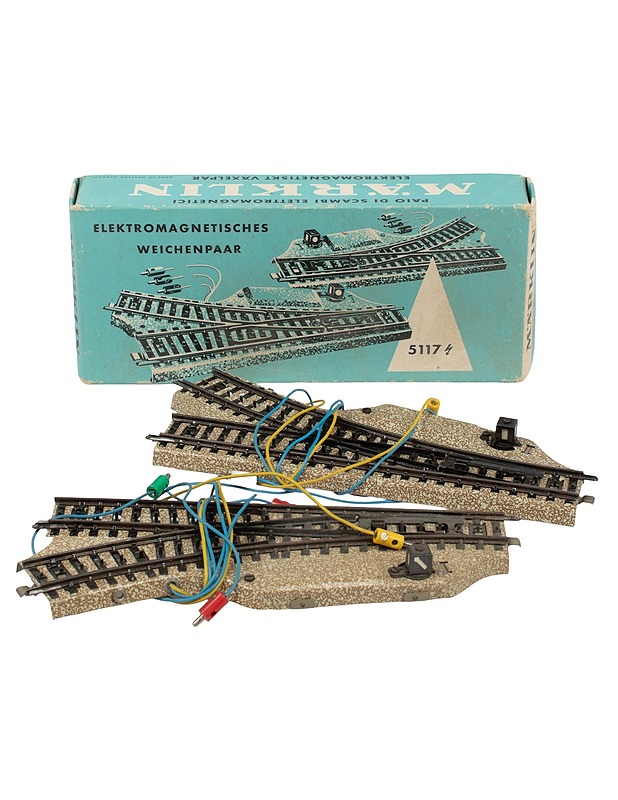 MÄRKLIN 5117 sähkömagneettinen vaihdepari - Muut sisustustavarat - 10105582227 - 0