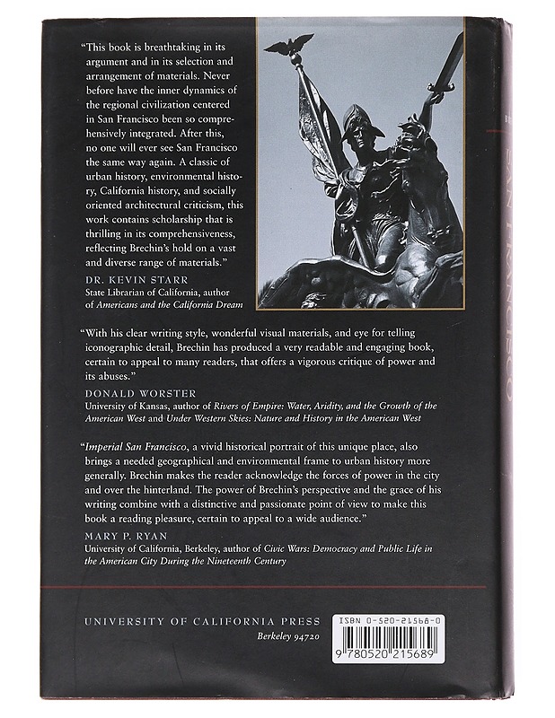 Imperial San Francisco - Gray Brechin - Kaunokirjallisuus - 10105582235 - 1