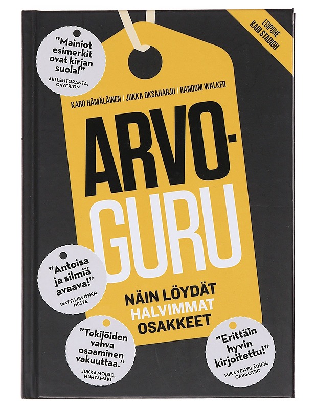 Arvoguru : näin löydät halvimmat osakkeet - Hämäläinen, Karo - Tietokirjat ja oppaat - 10105582238 - 0