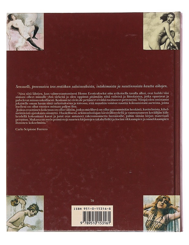Eros - rakkauden kuvat - Ferrero, Carlo Scipione K18 - Taide- ja kulttuurikirjat - 10105582249 - 1