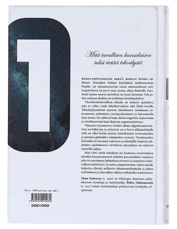 Mitä tulisi tietää tekoälystä - Siukonen, Timo - Tietokirjat ja oppaat - 10105582252 - 1