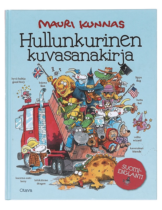 Hullunkurinen kuvasanakirja / suomi-englanti - Mauri Kunnas - Lastenkirjat - 10105582283 - 0