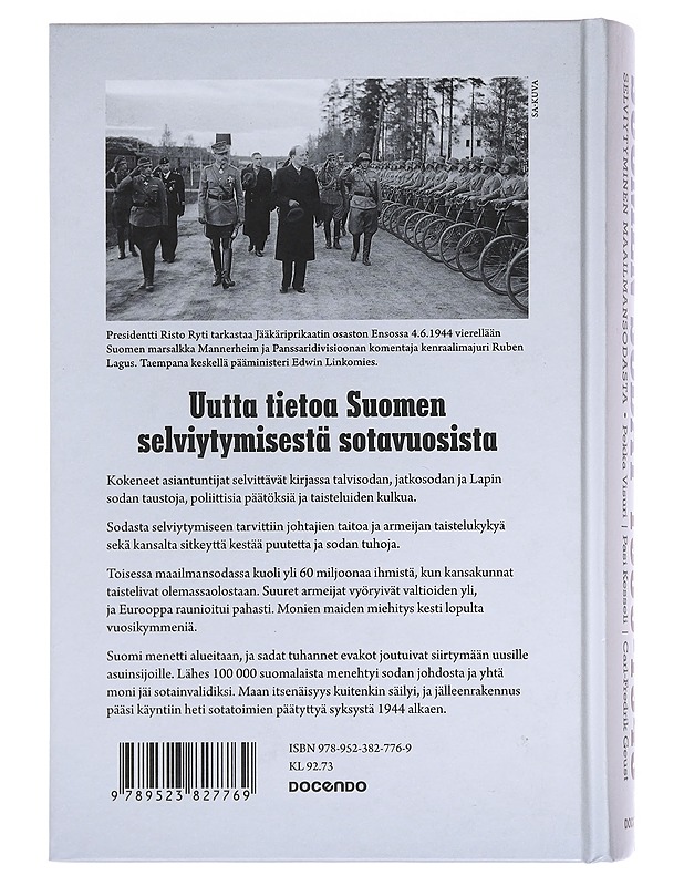 Suomen sodat 1939-1945 / selviytyminen maailmansodasta - Visuri, Pekka - Historiakirjat - 10105582291 - 1