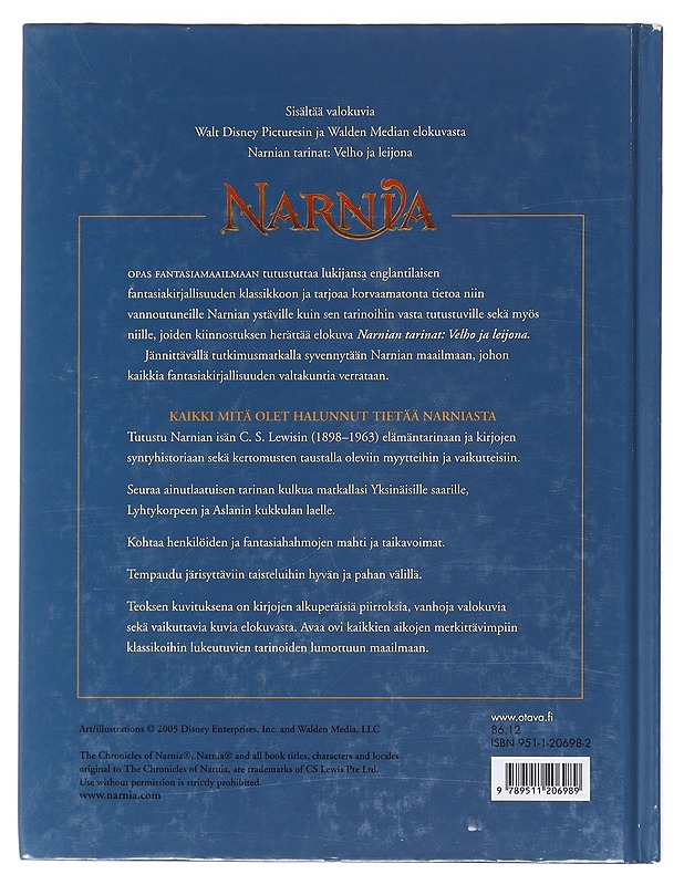 Narnia / opas fantasiamaailmaan - Kirk, E. J. - Lastenkirjat - 10105582295 - 1