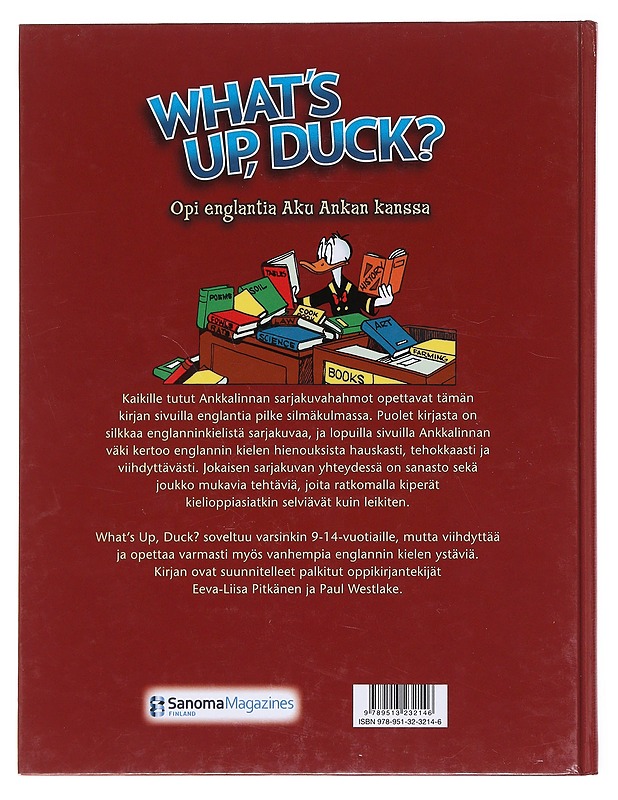 What's up, duck? / opi englantia Aku Ankan kanssa - Pitkänen, Eeva-Liisa - Sarjakuvat - 10105582305 - 1
