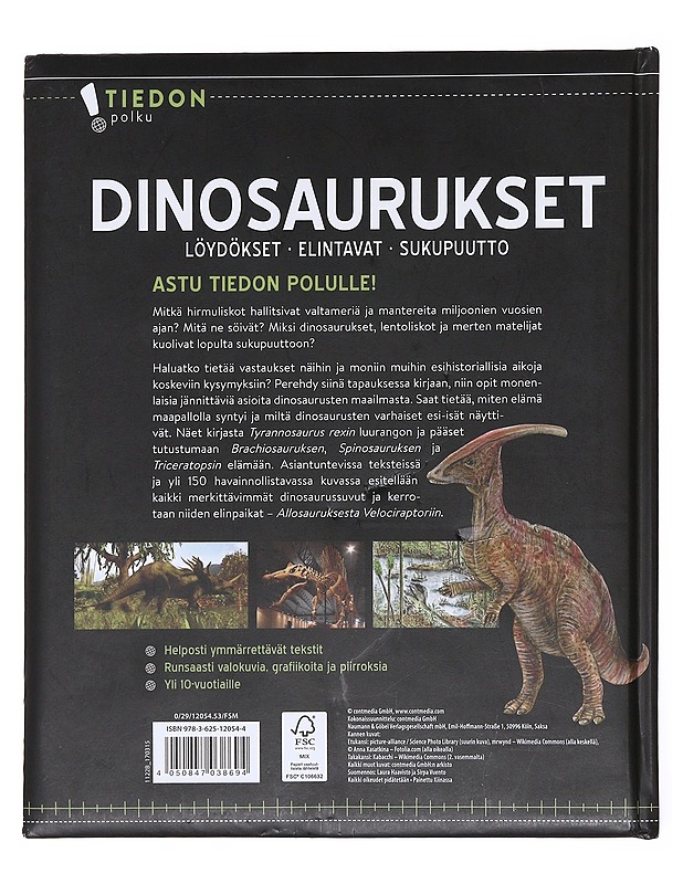 Dinosaurukset : löydökset, elintavat, sukupuutto - Haavisto, Laura - Lastenkirjat - 10105582302 - 1