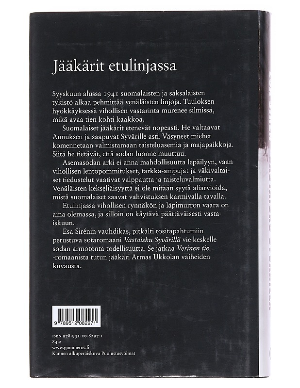 Vastaisku Syvärillä - Esa Sirén - Romaanit ja novellit - 10105582324 - 1