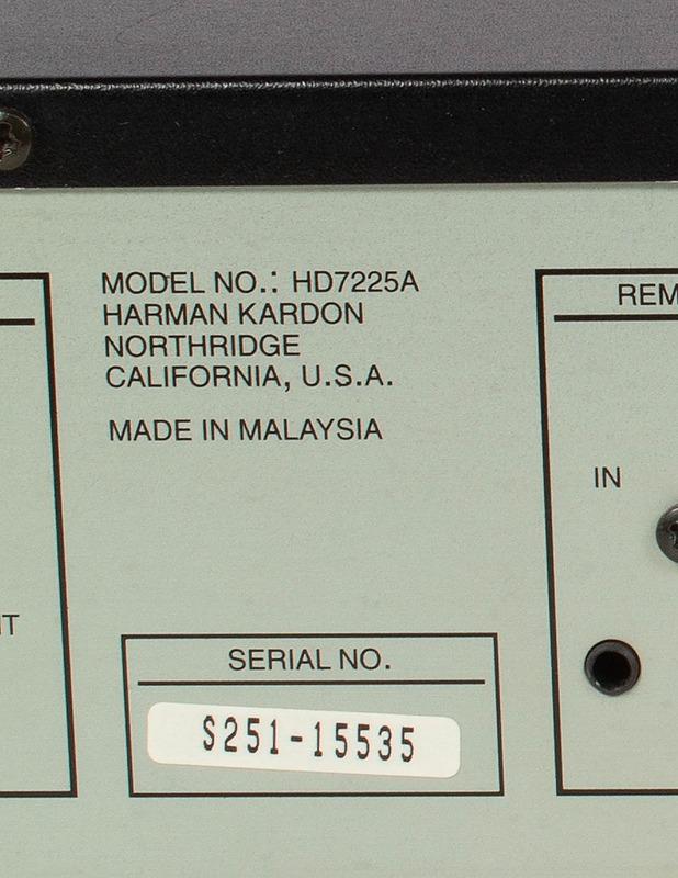 HARMAN/KARDON cd-soitin - Audio - 10105582401 - 3