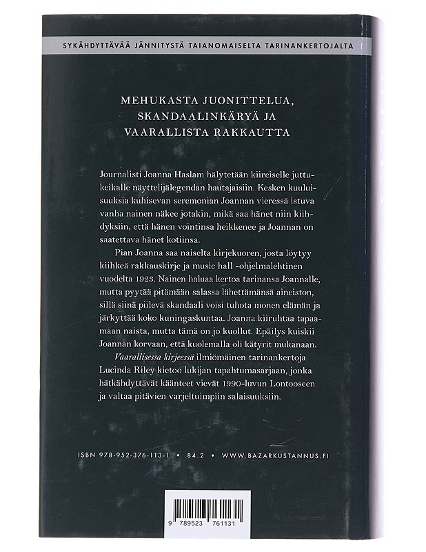 Vaarallinen kirje - Riley, Lucinda - Romaanit ja novellit - 10105582409 - 1
