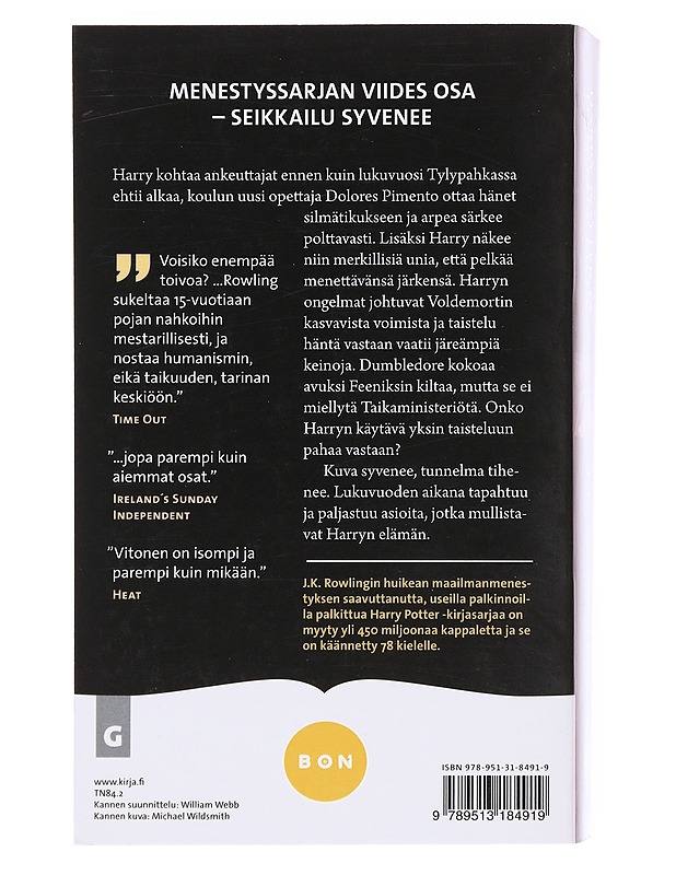 Harry Potter ja Feeniksin kilta - Rowling, J. K. - Lastenkirjat - 10105582410 - 1