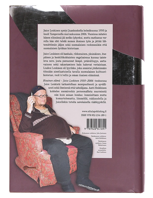 Risainen elämä : Juice Leskinen 1950-2006 - Antti Heikkinen - Tietokirjat ja oppaat - 10105582426 - 1