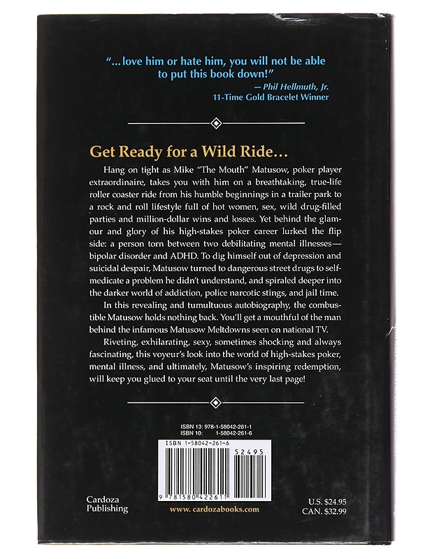 Check-raising the devil - Mike Matusow - Romaanit ja novellit - 10105582462 - 1