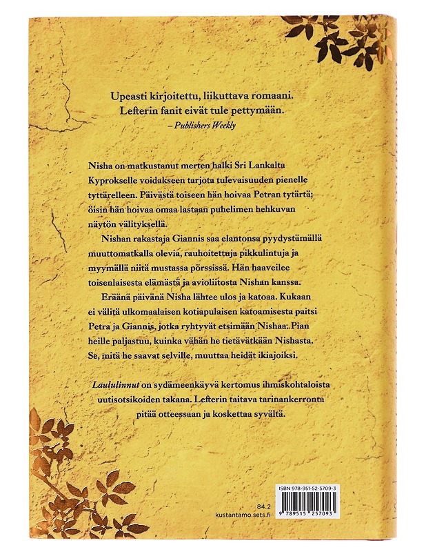 Laululinnut - Lefteri, Christy - Romaanit ja novellit - 10105582540 - 1