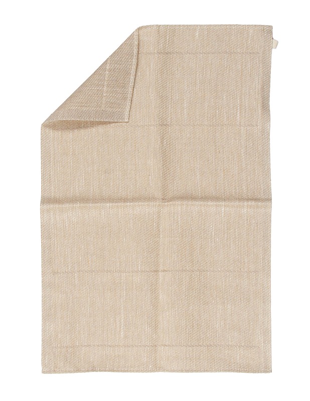Beige Pellavapyyhe, 46x70 cm - Pyyhkeet - 10105582559 - 0