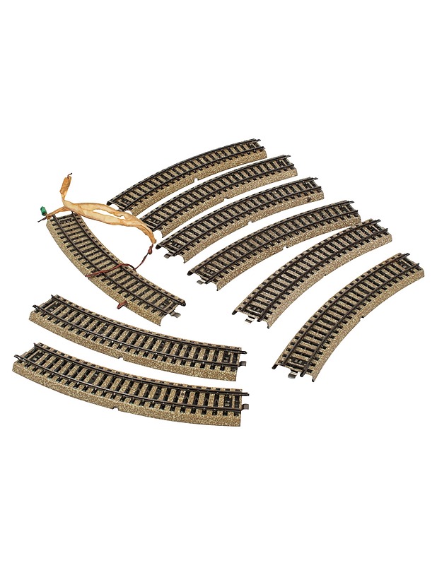 MÄRKLIN 5100 kaariraide, 9 kpl - Muut sisustustavarat - 10105582605 - 0