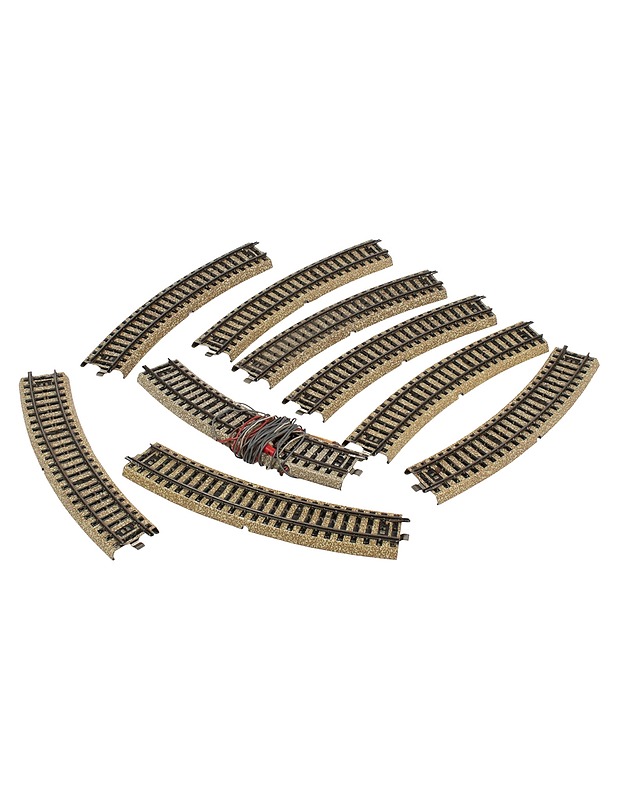 MÄRKLIN 5100 kaariraide, 9 kpl - Muut sisustustavarat - 10105582619 - 0