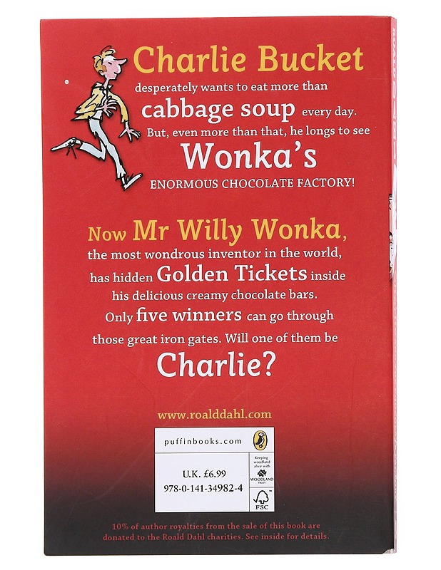 Charlie and The Chocolate Factory - Dahl, Roald - Lastenkirjat - 10105582680 - 1