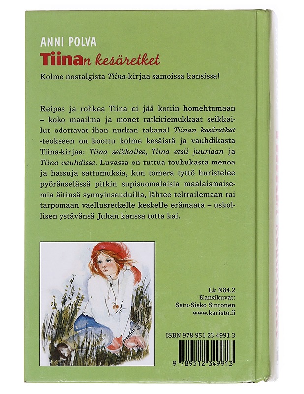 Tiinan kesäretket - Anni Polva - Lastenkirjat - 10105582700 - 1