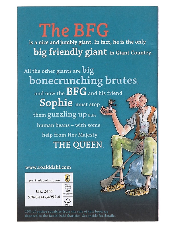 The BFG - Roald Dahl - Lastenkirjat - 10105582707 - 1