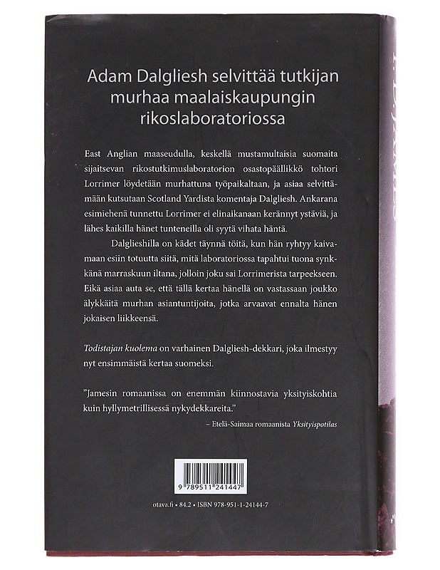 Todistajan kuolema - James, P. D. - Romaanit ja novellit - 10105582748 - 1