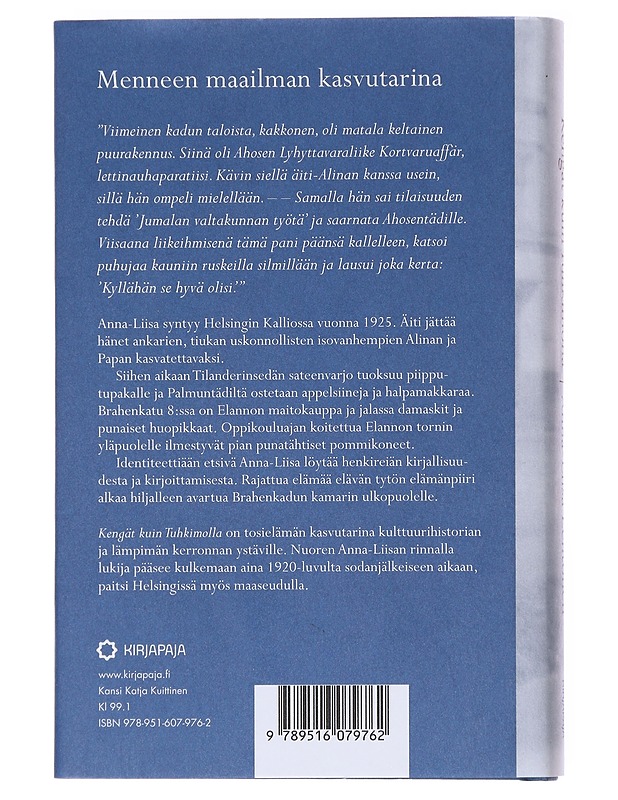 Kengät kuin Tuhkimolla / nuoren tytön elämää 1930- ja 1940-lukujen Helsingissä - Anna-Liisa Lehtonen - Elämäkerrat ja muistelmat - 10105582789 - 1