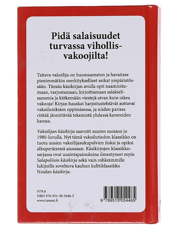 Vakoilijan käsikirja - Jalo, Marvi - Tietokirjat ja oppaat - 10105582820 - 1