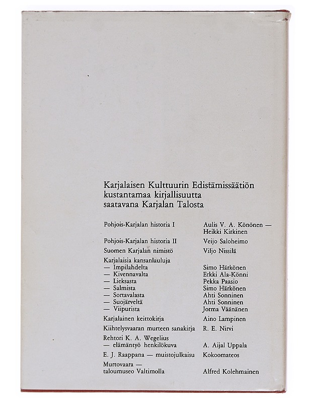 Karjalainen keittokirja : maakunnallisia ruokia ja niiden valmistustapoja - Aino Lampinen - Historiakirjat - 10105582826 - 1