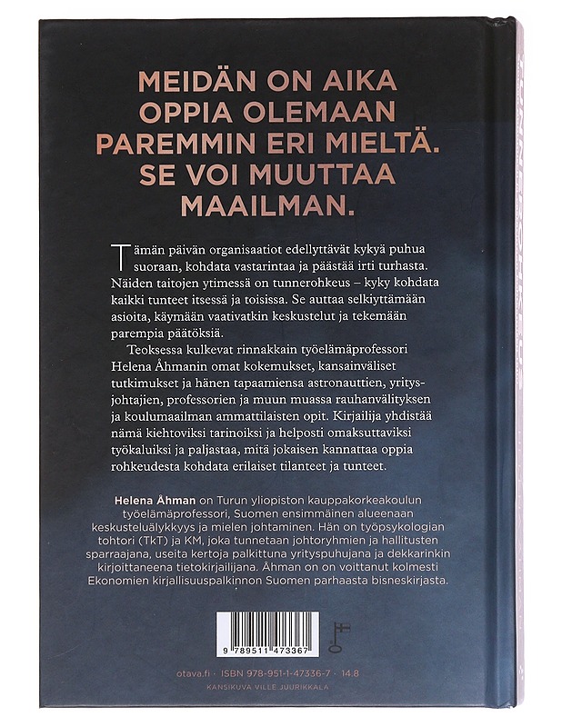 Tunnerohkeus : suoraan puhumisen ja vastarinnan kohtaamisen taito - Helena Åhman - Tietokirjat ja oppaat - 10105582895 - 1