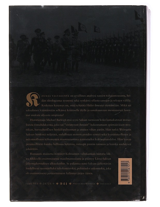 Kolmas valtakunta / uusi historia - Burleigh, Michael - Historiakirjat - 10105582929 - 1