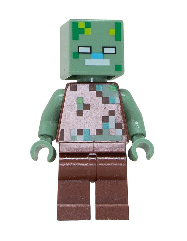 LEGO Minecraft Drowned Zombie minifiguuri - Lasten lelut - 10105582950 - 0