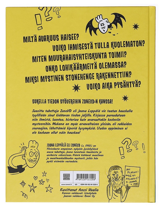 ZoneVD kiehtovan tiedon jäljillä - Leppälä, Joona - Lastenkirjat - 10105583081 - 1