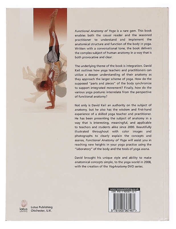 Functional anatomy of yoga : a guide for practitioners and teachers - David Keil - Tietokirjat ja oppaat - 10105583090 - 1