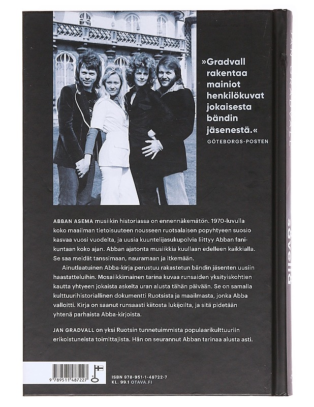 Ilon ja surun säveliä / Abban koko tarina - Gradvall, Jan - Elämäkerrat ja muistelmat - 10105583183 - 1
