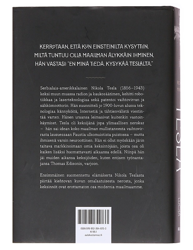 Tesla / modernin luoja - Munson, Richard - Elämäkerrat ja muistelmat - 10105583189 - 1